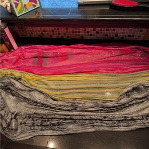 Multicolor Shimmer Scarf